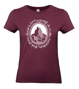 T-Shirt: go, tell it on the mountain, that jesus christ is born.
